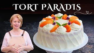 Tort Paradis - Cremă Ușoară de Brânză și Fructe din Compot  Desert Light Perfect pentru Sărbători!