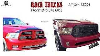 Ram 09-2012 Front End Upgrade | 4th Gen Ram Mods | Bumper Conversion