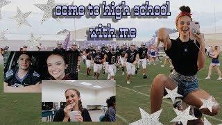 a high school day in my life + football game || senior year