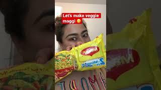 Experiments with maggi in Germany  | toss veggie maggi 