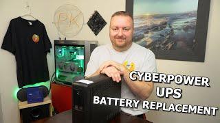 CyberPower UPS Battery Replacement - HOW TO