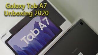 Samsung galaxy tab A7 2020 ASMR unboxing and Games test