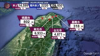 新冠病毒台灣疫情｜更新時間 2021/12/24 14:00