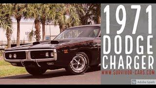 1971 Dodge Charger for sale Tampa Florida - Survivor Classic Cars - #0247 Mopar Muscle 440 V8 SOLD