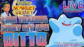  LIVE LINK TRADING SHINY 6IV DITTO "PKMN SCARLET & VIOLET"