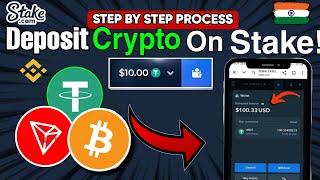 How To Deposit Crypto In Stake | Stake me Crypto deposit kaise kre (Stake INR Deposit Problem)