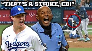 CB Bucknor makes Walker Buehler get Julio Rodriguez out twice in one at bat, a breakdown