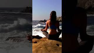  Serenity at Sunset: Relaxing Beach Waves & Soothing Meditation Music ‍️ #BeachVibes #Relax