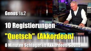 Genos 1/2 - 10 Registrierungen "Quetsch" (Akkordeon) # 1482