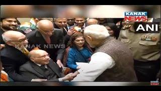 PM Modi Meets 101-Year-Old Ex-IFS Mangal Sain Handa In Kuwait