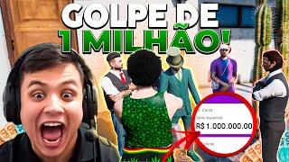 PAULINHO DEU UM GOLPE DE 1 MILHÃO E ESTÁ SENDO PROCURADO no GTA RP! (Modder clipes)