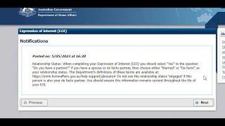 EOI Australia. Expression of Interest submission 2023 Step by step. How to submit EOI on your own