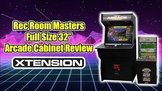 Full Size REC ROOM MASTERS 32" Xtension Arcade Cabinet "Emulator Edition"