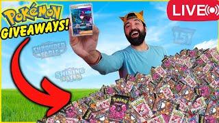 LIVE Giving Away SPECIAL Pokemon Cards ONLY!!