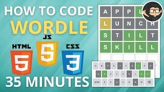 Build a Wordle Clone in JavaScript HTML CSS
