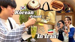 What did our korean friend eat in IRAN?|describe the 정 of korea with a friendly Kfriend