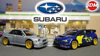 Hot Wheels Car Culture Premium 2 pack Subaru Impreza WRX & STI スバルインプレッサWRXとスバル STI unboxing diecast