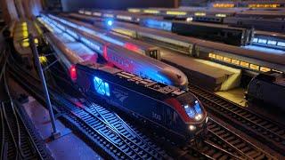 More HO Scale Amtrak & Commuter Rail Model Trains on TrainBrain2000's Massive Layout!