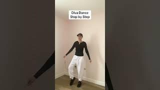 Diva Dance Step by Step #dancetutorial #stepbystepdance #dancestepstutorial #tiktokdance #easymoves