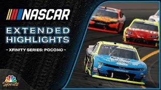 NASCAR Xfinity Series on The CW | HIGHLIGHTS: Explore the Pocono Mountains 250 | Motorsports on NBC