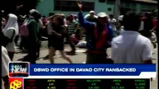 'Pablo' victims ransack DSWD office in Davao City