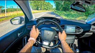 2016 Peugeot 308 (1.2 PureTech 130 hp) | POV Test Drive #2306 Joe Black