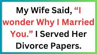 She Snapped, and He Served Divorce Papers – Who’s to Blame