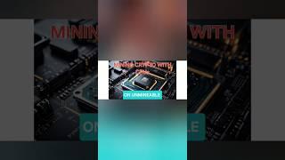 I Made Bitcoin Using Only a Computer Processor