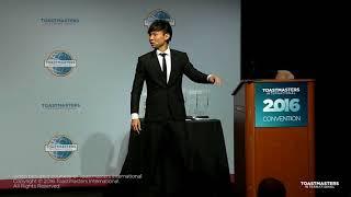 World Champion of Public Speaking Semi finals speech Darren Tay (I see red)