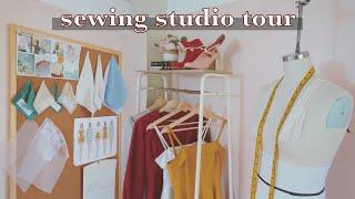 Sewing Studio TOUR // Organization for my Fashion Design & Home Sewing Room