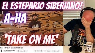 Drum Teacher Reacts: EL ESTEPARIO SIBERIANO | TAKE ON ME | A-HA | DRUM COVER | That's impossible!