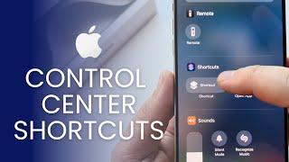 How To Add A Shortcut To Control Center On iPhone (iOS 18)