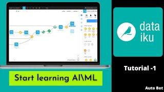 Dataiku- Get start with AI\ML| End-to-End demo| Beginner level Dataiku tutorial|Part-01