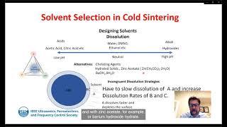 Cold Sintering of Functional Materials:  A Path to a Possible Sustainable Future - Clive Randall