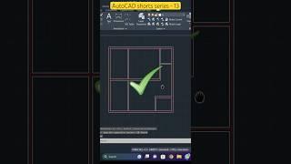 Automatic wall create in AutoCAD, Super-fast way for wall thickness️ #shorts #new #autocad