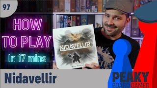 How to play Nidavellir board game - Full teach - Peaky Boardgamer