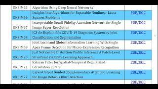 Image Processing 2021 2022, Projects Title List 2022, Final Year Projects, IEEE Projects 2021-2022