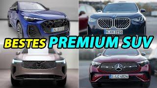 Premium-SUV-Vergleich BMW X3 vs Mercedes GLC vs Audi Q5 vs Q8 vs Cayenne vs Volvo XC90 vs Audi Q7