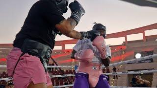 Deji CRACKED HARD by COACH Daley Perales in BRUTAL SPAR