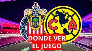 CHIVAS VS AMÉRICA CHAMPIONS CUP 2024 DONDE VER EL JUEGO