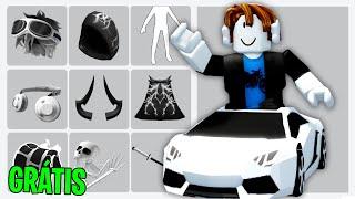 COMO PEGAR 22 ITENS GRÁTIS (BRANCO E PRETO) NO ROBLOX!