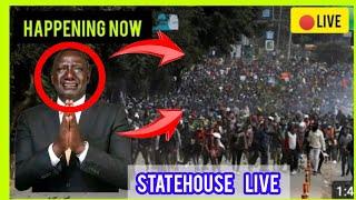 NO GACHAGUANO KENYA~Ruto's Convoy blocked forced to Escape to exile as Gen z protests in Nairobi