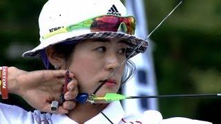 Kristina Berger v Choi Bomin – compound women's bronze | Wroclaw 2013 Archery World Cup stage 4