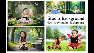 STUDIO BACKGROUND (Psd 2025) - Photo background, baby studio