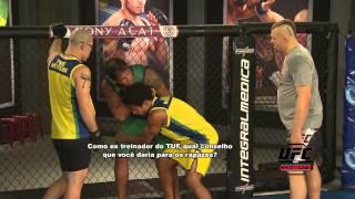 A lenda Chuck Liddell no TUF Brasil 2