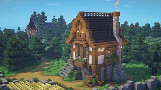 Minecraft | How to Build a Medieval House | Tutorial