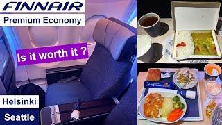 Helsinki - Seattle in Premium Economy Class - Finnair Airbus A330-300