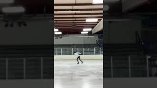 First ever 4Lz attempt!! #iceskater #figureskatingjumps #jumps #skating #iceskating #sports