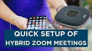 Simple and Quick Setup of Hybrid Toastmasters Meetings for ZOOM