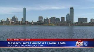 Massachusetts ranked #1 overall state